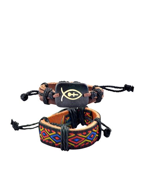 multicolor non-metal bracelet (set of 2) - 11746491 - Very Small Image - 1