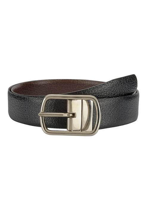 black color, leather belt - 11746807 - Very Small Image - 1