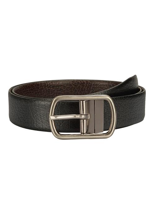 black color, leather belt - 11746809 - Very Small Image - 1