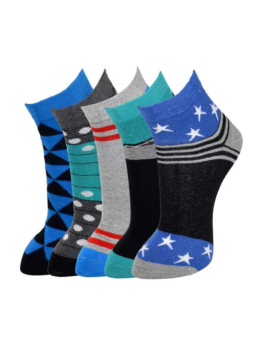 multi colored cotton sock (set of 5) - 11747761 - Very Small Image - 1