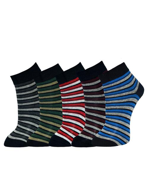 multi colored cotton sock (set of 5) - 11747773 - Very Small Image - 1