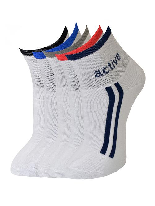 multi colored cotton sock (set of 5) - 11747800 - Very Small Image - 1