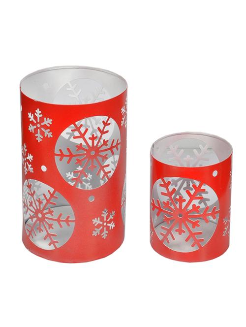 anasa single red/pink candle holder - 11748427 - Very Small Image - 1