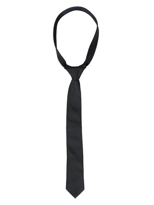 black color, micro fiber neck- tie - 11761642 - Very Small Image - 1