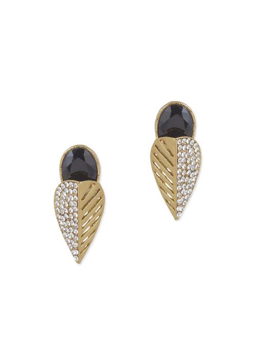black brass drop earring - 11765276 - Very Small Image - 1