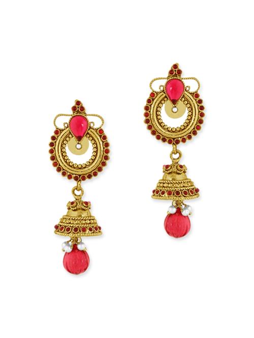 multi colored copper drop earring - 11765492 - Very Small Image - 1