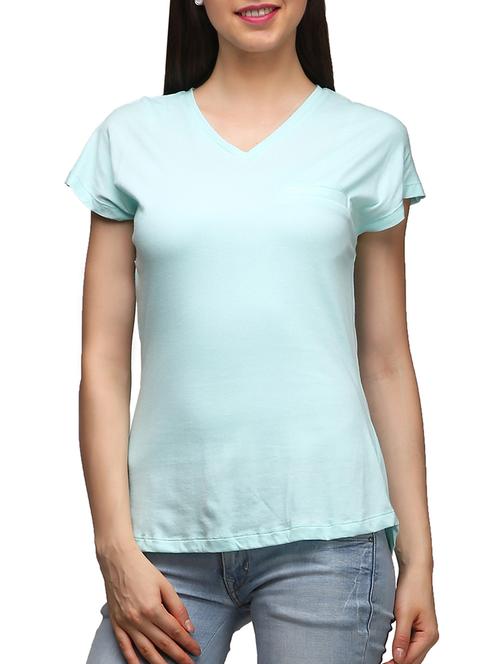 light blue cotton tee - 11766288 - Very Small Image - 1