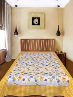 multi colored printed cotton single bed sheet - 11767781 - Very Small Image - 1
