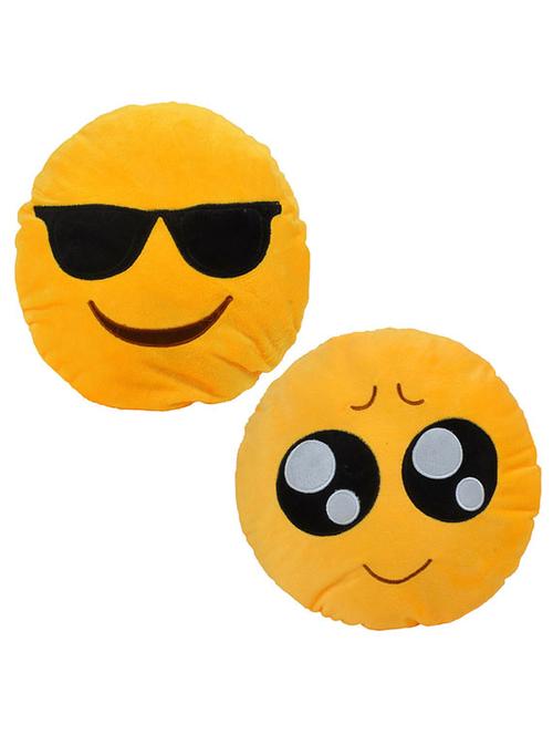 yellow filled cushion set - 11768888 - Very Small Image - 1