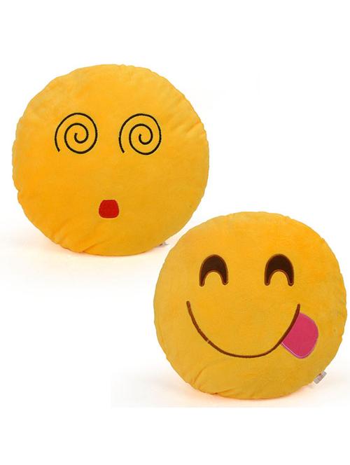 yellow filled cushion set - 11768899 - Very Small Image - 1
