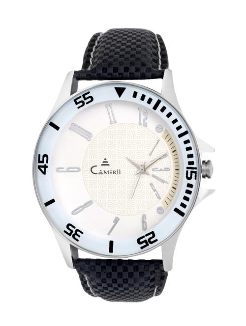 camerii elegance white dail wrist watch for men wm52 - 11779150 - Very Small Image - 1