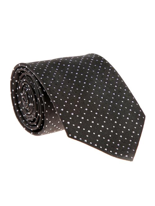 black micro woven tie - 11779603 - Very Small Image - 1