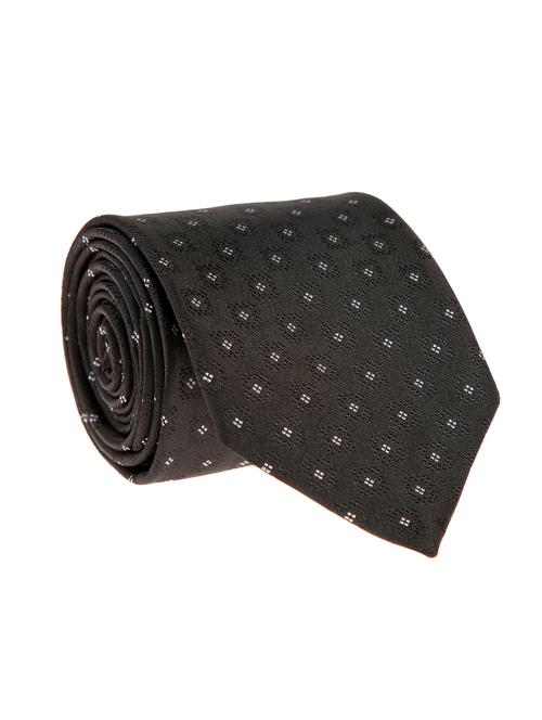 black micro woven tie - 11779609 - Very Small Image - 1