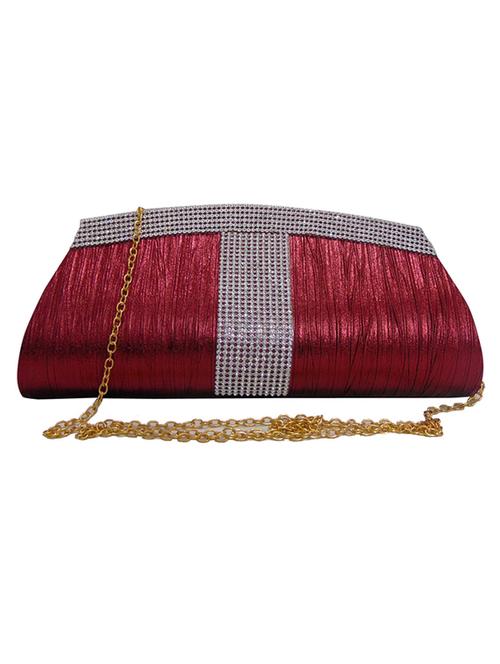 red leatherette clutch - 11779978 - Very Small Image - 1