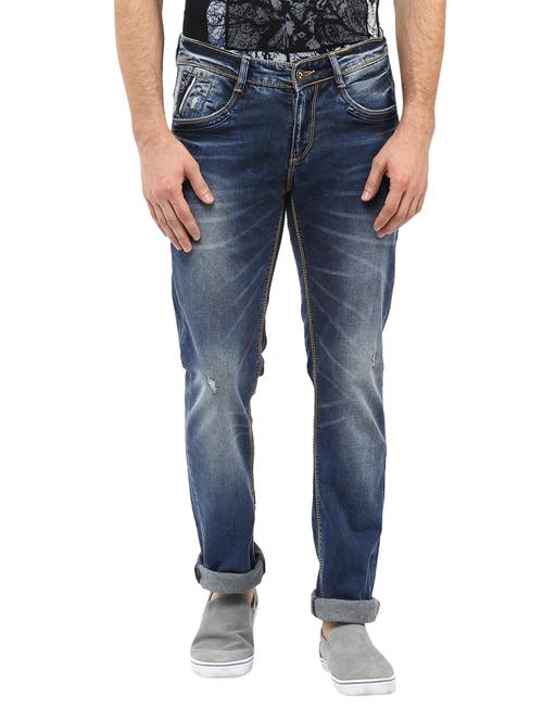 dark blue cotton jeans - 11780120 - Very Small Image - 1