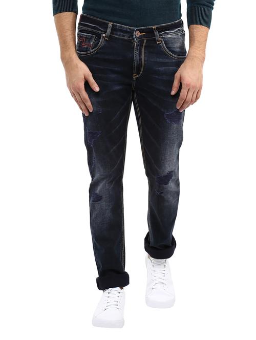 dark blue cotton jeans - 11780132 - Very Small Image - 1
