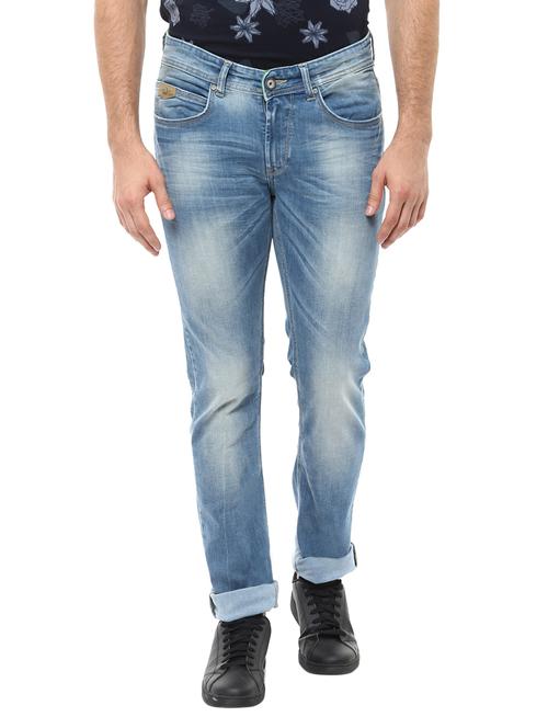 light blue cotton jeans - 11780161 - Very Small Image - 1