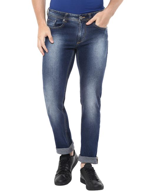 dark blue cotton jeans - 11780166 - Very Small Image - 1