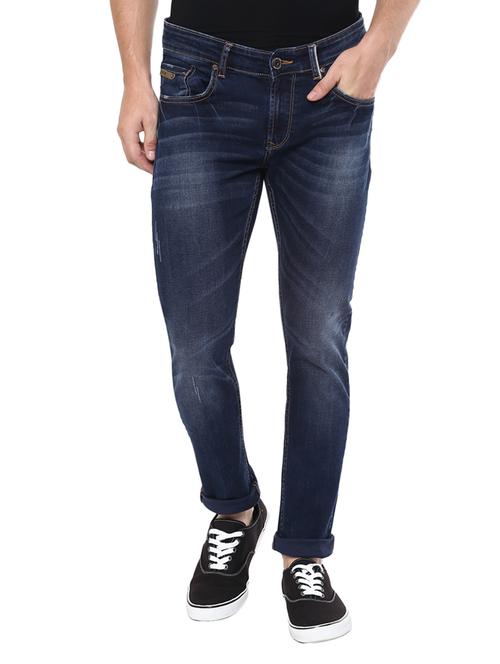dark blue cotton jeans - 11780171 - Very Small Image - 1