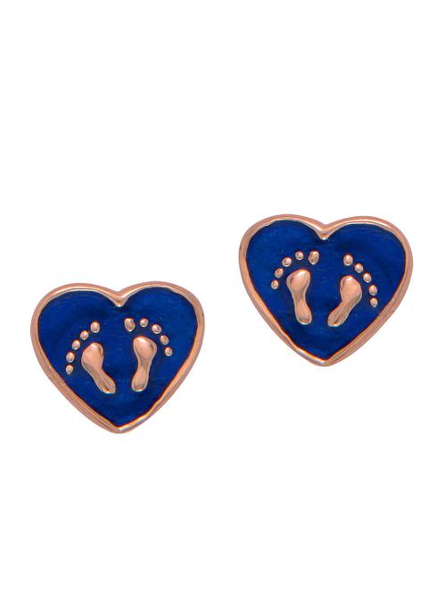 dark blue silver studs earring - 11780782 - Very Small Image - 1