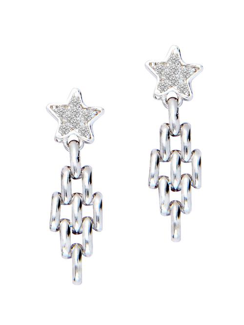 solid silver chandelier earring - 11780794 - Very Small Image - 1