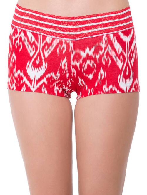 red viscose boy shorts panty - 11782385 - Very Small Image - 1