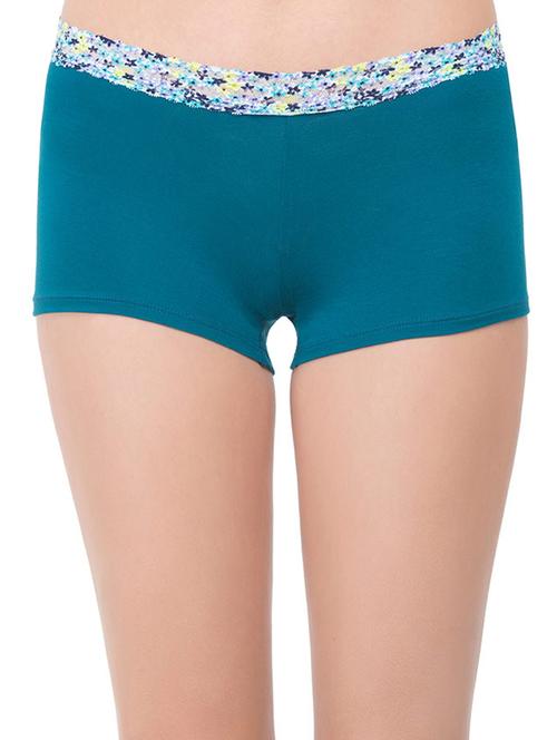blue viscose boy shorts panty - 11782387 - Very Small Image - 1