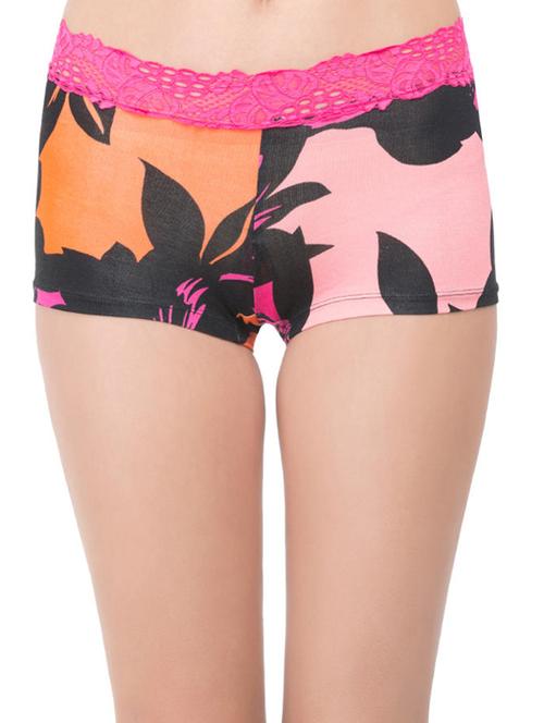 multi colored viscose boy shorts panty - 11782391 - Very Small Image - 1