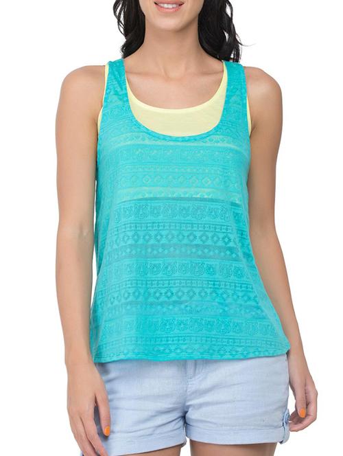 blue tank top - 11782402 - Very Small Image - 1