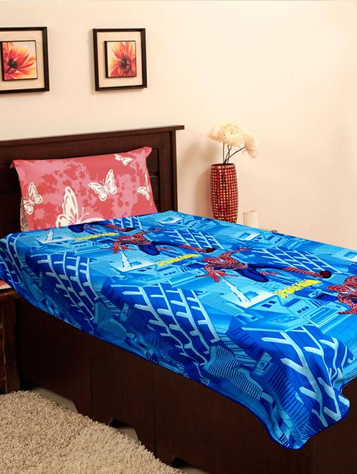 homefab india cartoon printed reversible single bed topsheet - 11785171 - Very Small Image - 1