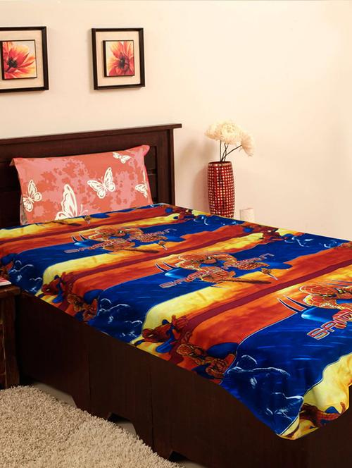 homefab india cartoon printed reversible single bed topsheet - 11785172 - Very Small Image - 1