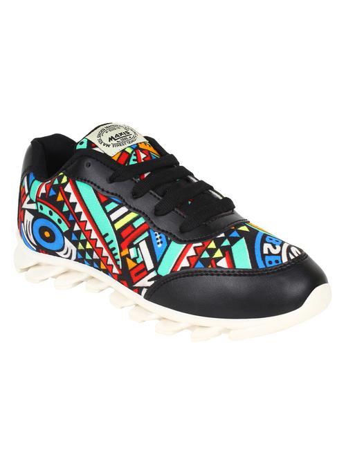 multi colored pvc lace up shoes - 11785338 - Very Small Image - 1