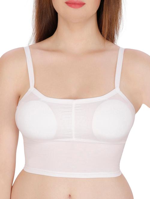white nylon sports bra - 11786809 - Very Small Image - 1