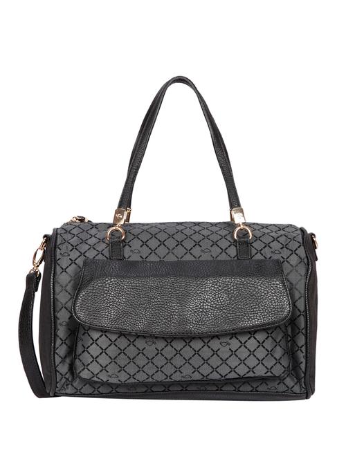 grey textured leatherette handbag - 11788494 - Very Small Image - 1
