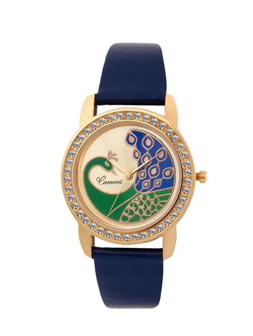 gold water resistant metallic dial wrist watch - 1180091 - Very Small Image - 1