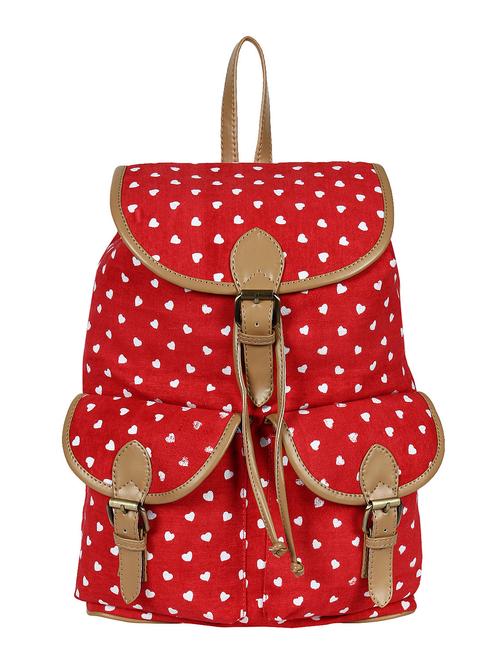 red canvas backpack - 11801528 - Very Small Image - 1