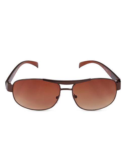 brown metallic full framed sunglasses - 1180199 - Very Small Image - 1