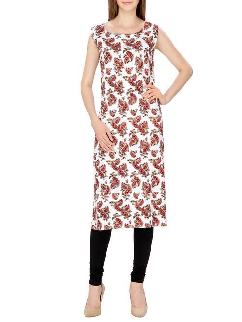 multi cotton straight kurta - 11807639 - Very Small Image - 1