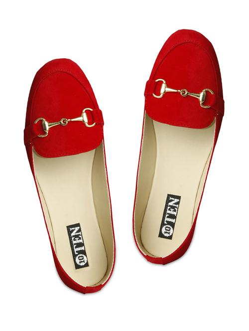red suede loafers - 1180782 - Very Small Image - 1
