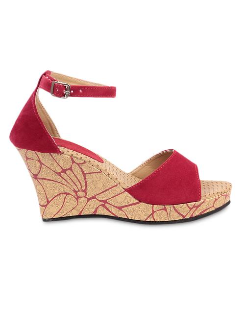 red suede sandals - 1180945 - Very Small Image - 1
