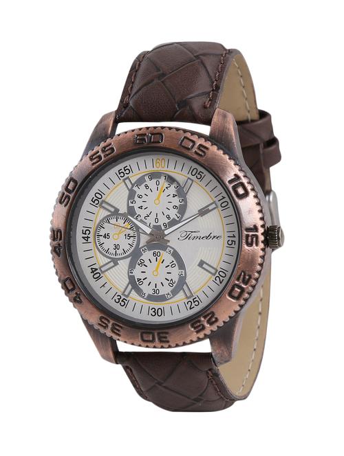 timebre men's copper casual analog watch - 11809716 - Very Small Image - 1