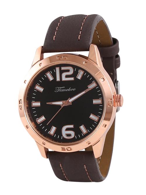 timebre men brass black casual analog watch - 11809717 - Very Small Image - 1