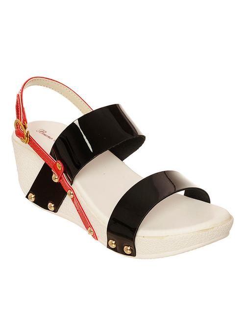 black buckle up wedge - 11816576 - Very Small Image - 1