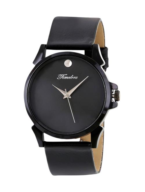 timebre slim obsidian black men's analog watch - 11817263 - Very Small Image - 1