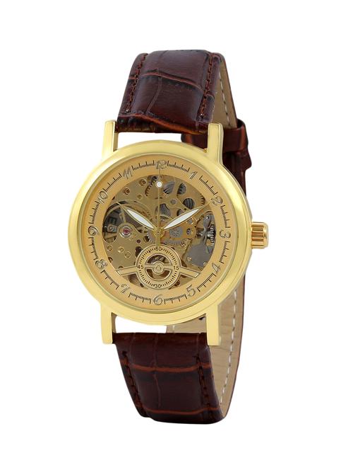 Timebre Golden Antiquity Skeleton Automatic Watch - 11817314 - Very Small Image - 1