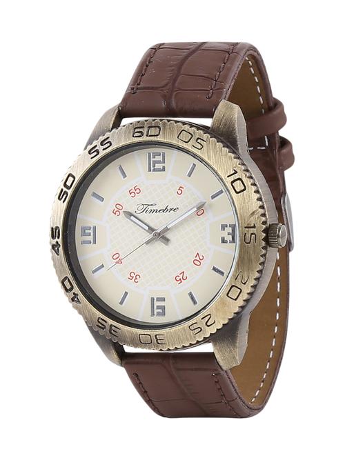 timebre mens white casual analog watch - 11817348 - Very Small Image - 1