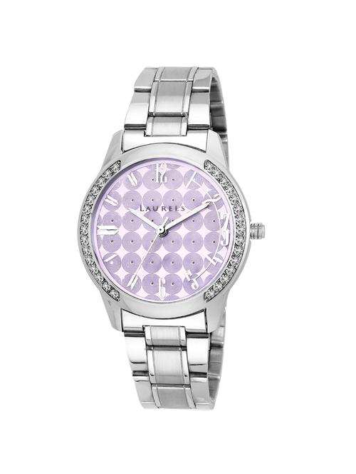 silver embellished stainless steel analog wrist watch - 11817982 - Very Small Image - 1