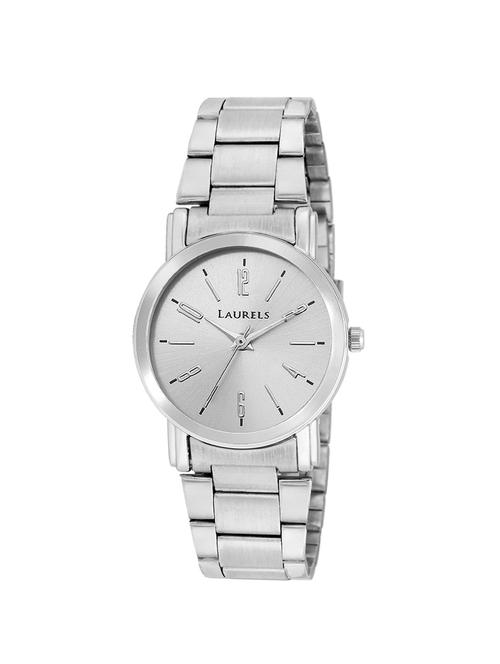 silver stainless steel analog wrist watch - 11818071 - Very Small Image - 1