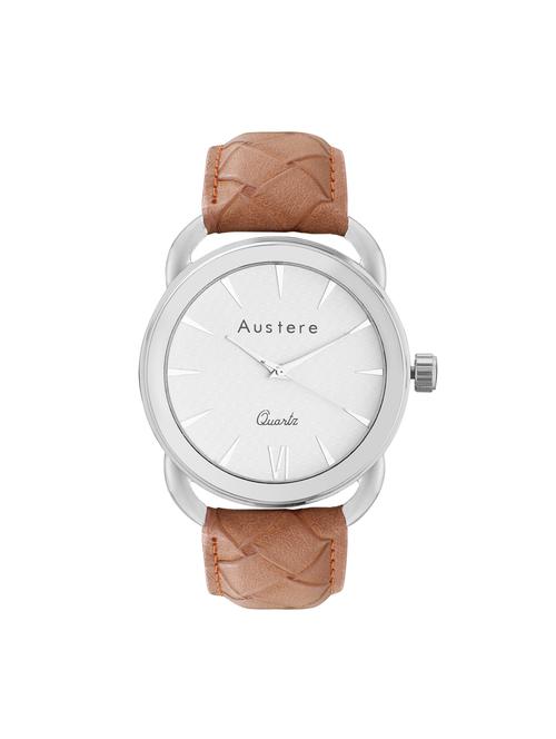 brown strap analog watch - 11818475 - Very Small Image - 1