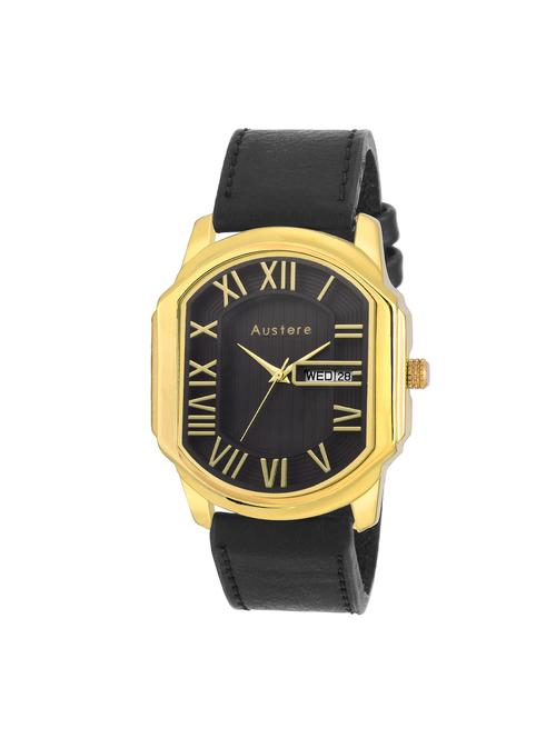 black strap analog watch - 11818493 - Very Small Image - 1